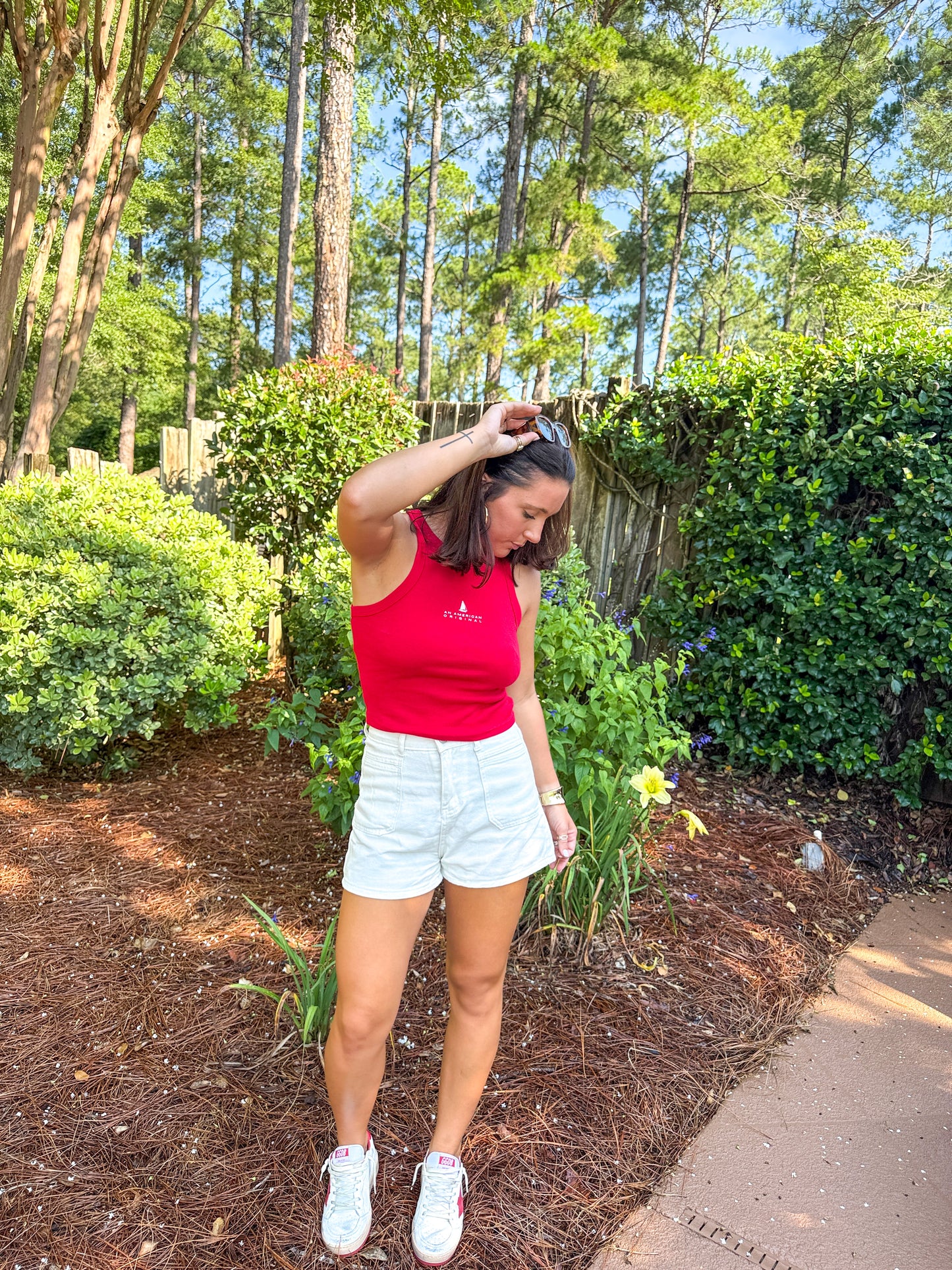 An American Original Tank- Red