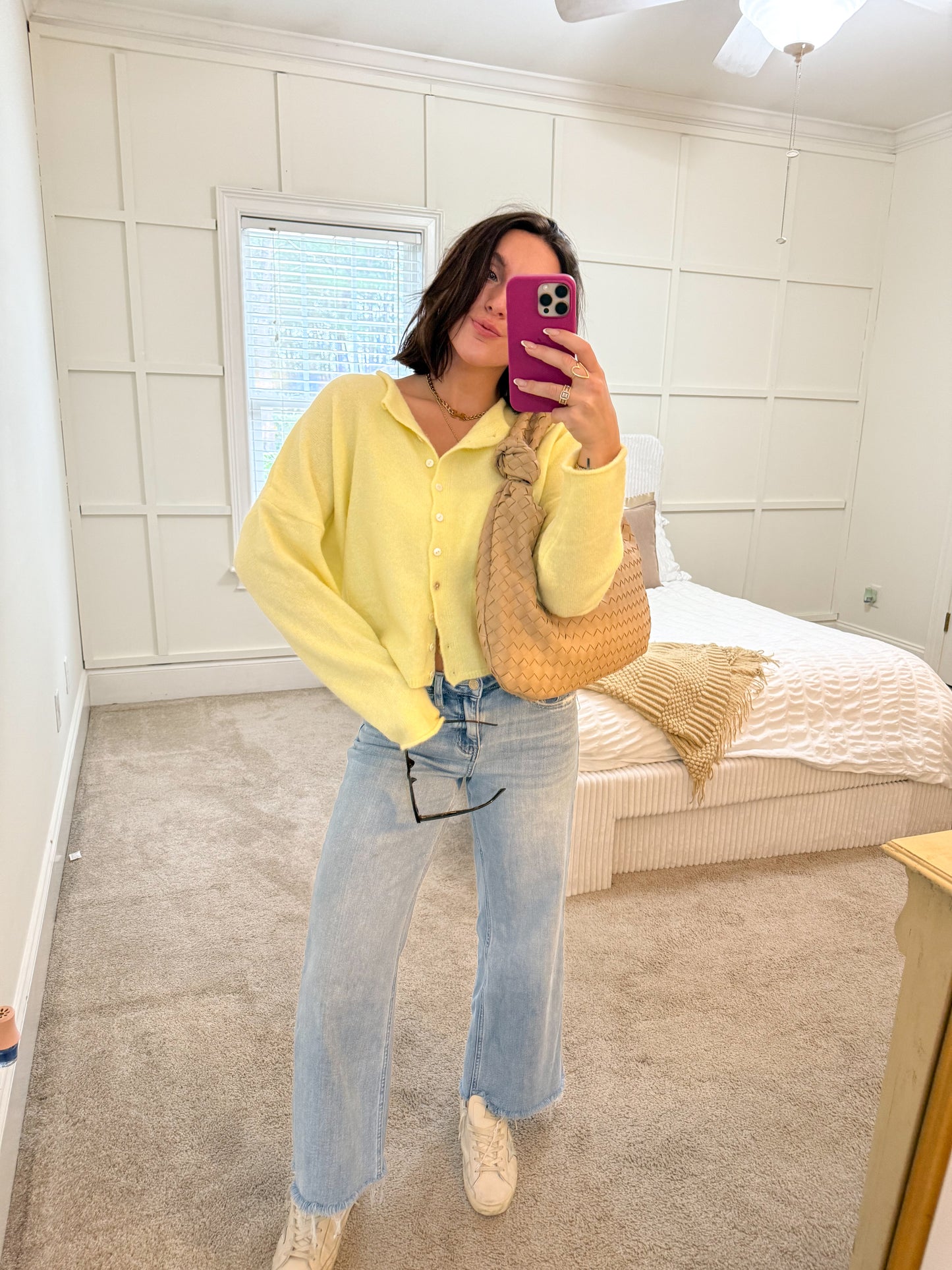 Piper Cardigan- Butter Yellow