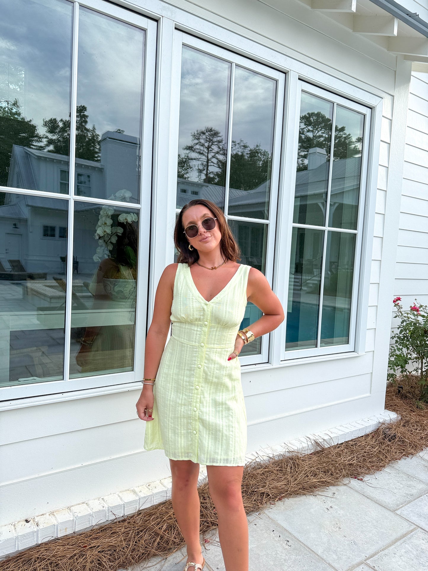 One and Only Dress- Butter Yellow