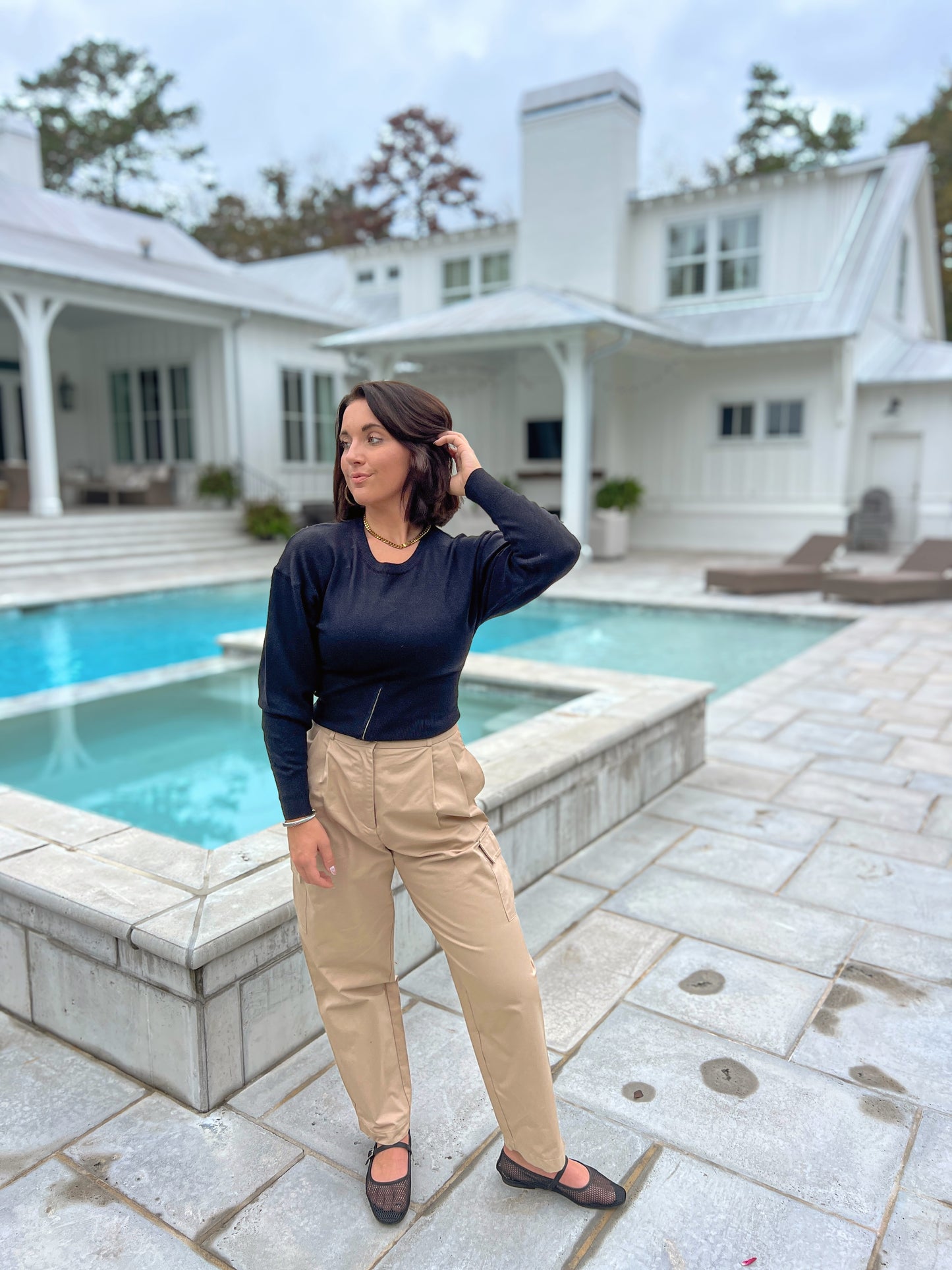 Classic Cargo Pants- Taupe