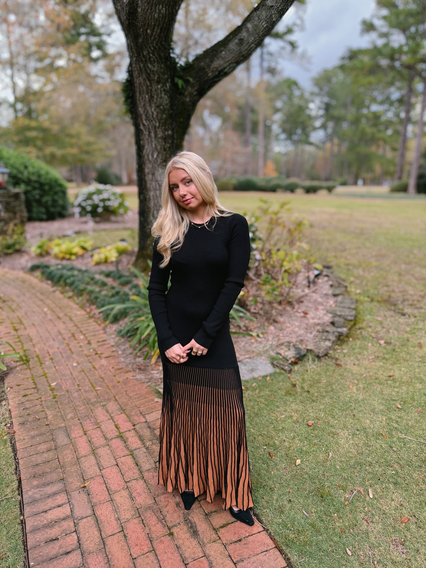 Two Tone Maxi-Black
