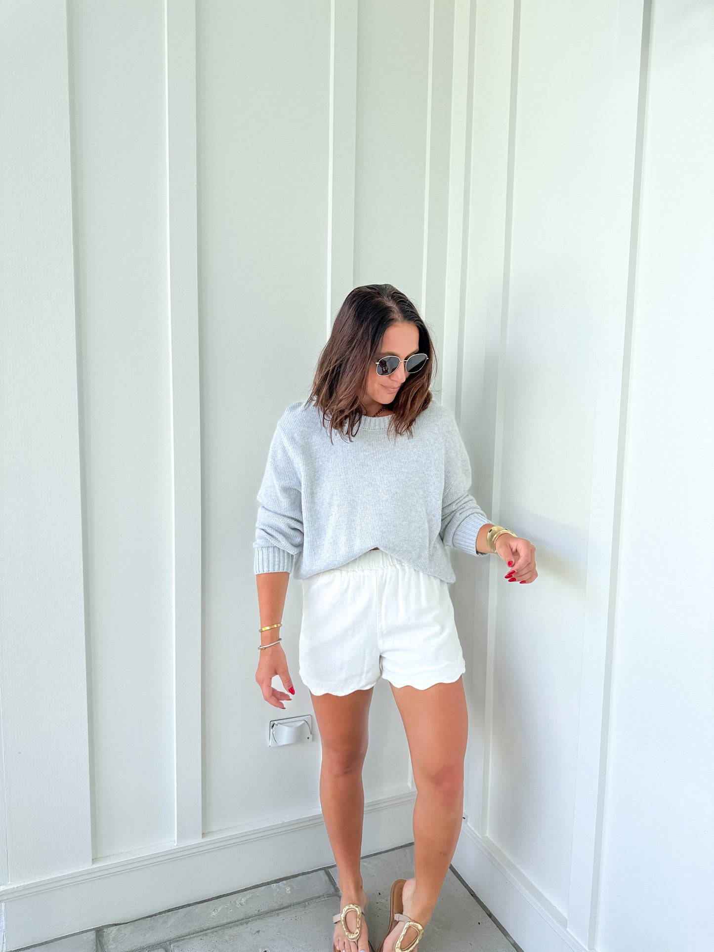Not The Same Sweater- Heather Grey