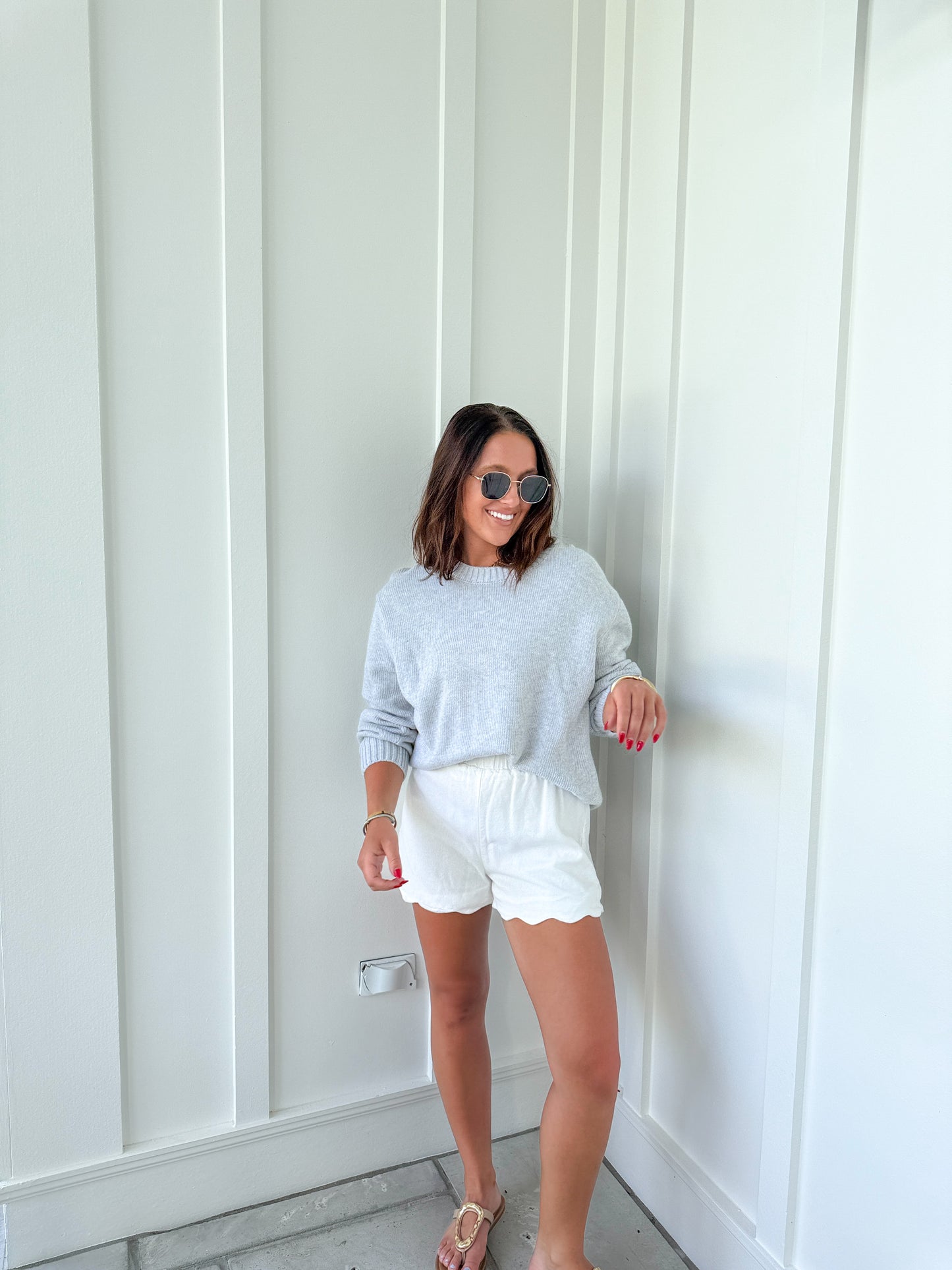 Not The Same Sweater- Heather Grey