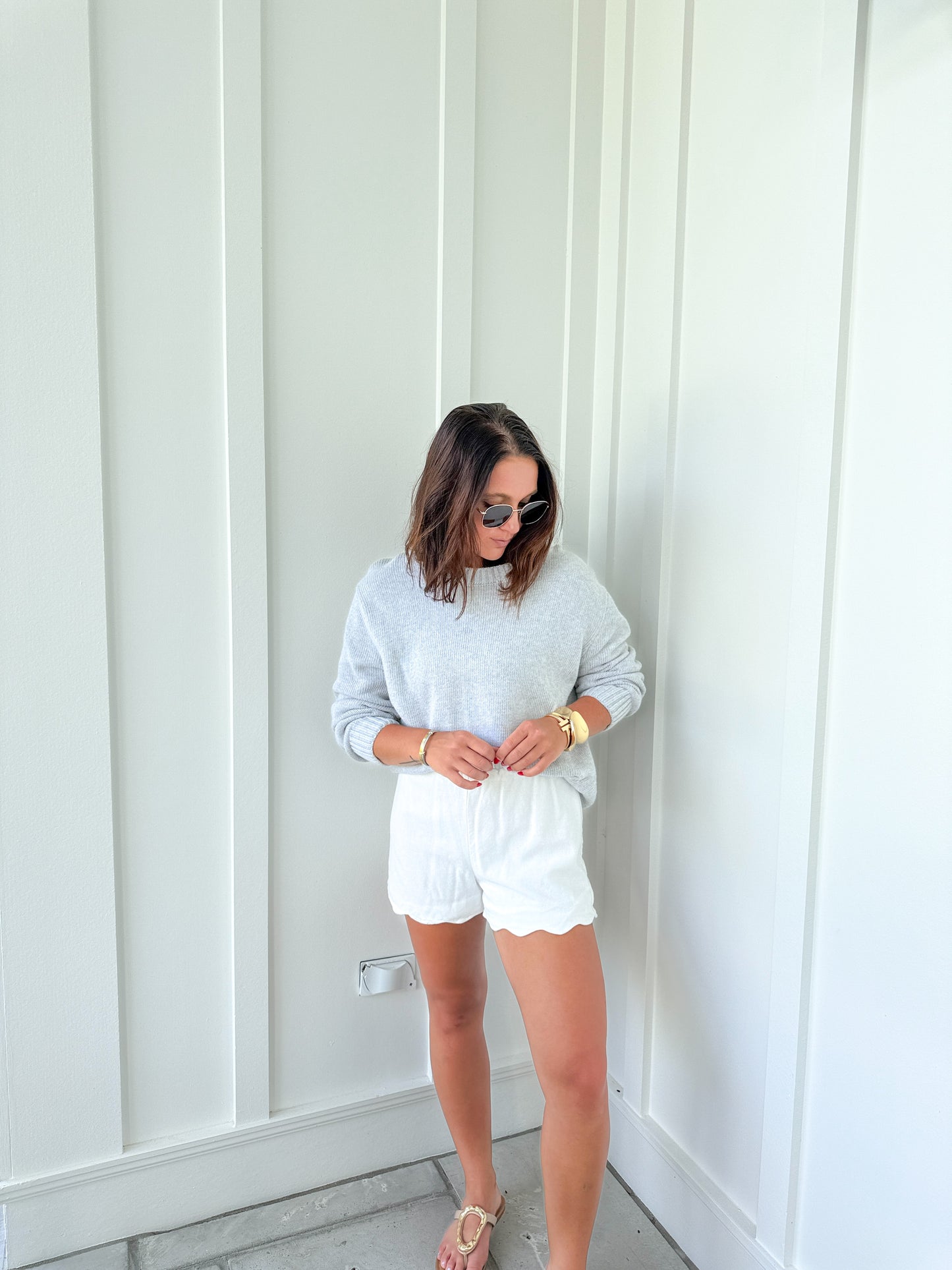 Not The Same Sweater- Heather Grey