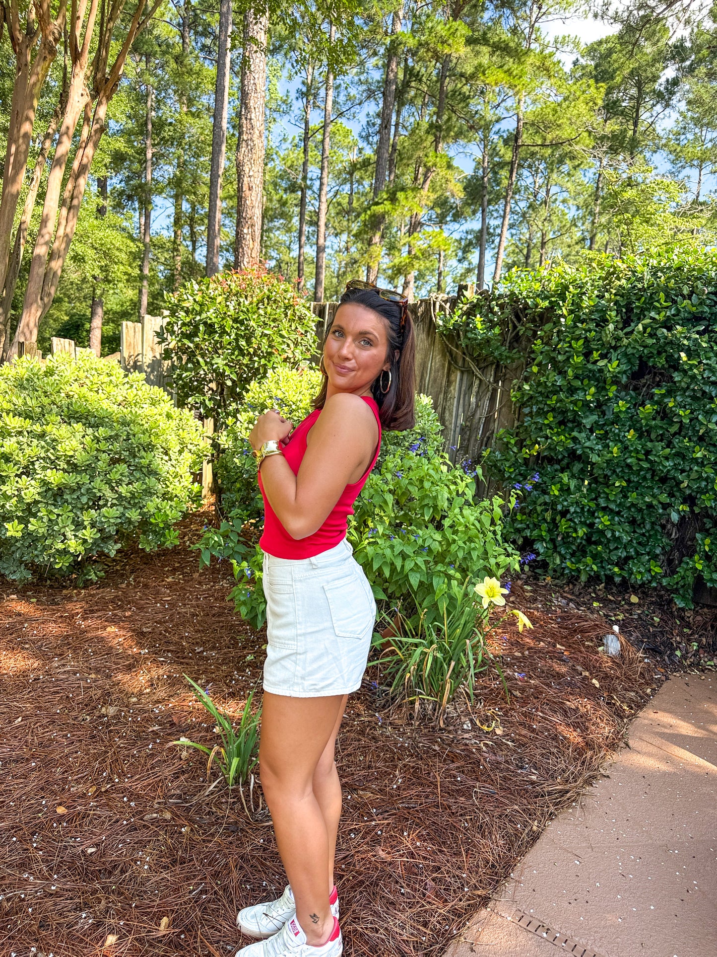Old Shore Shorts- White