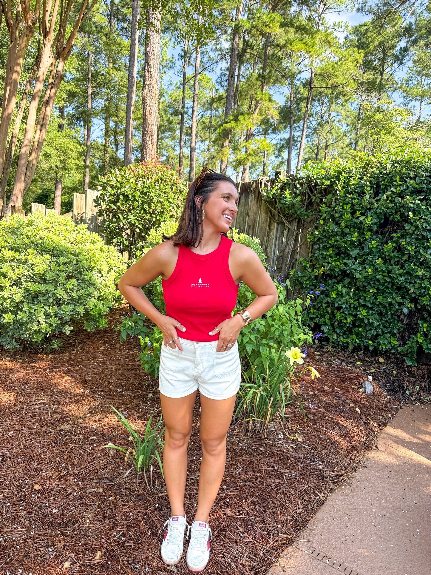 An American Original Tank- Red