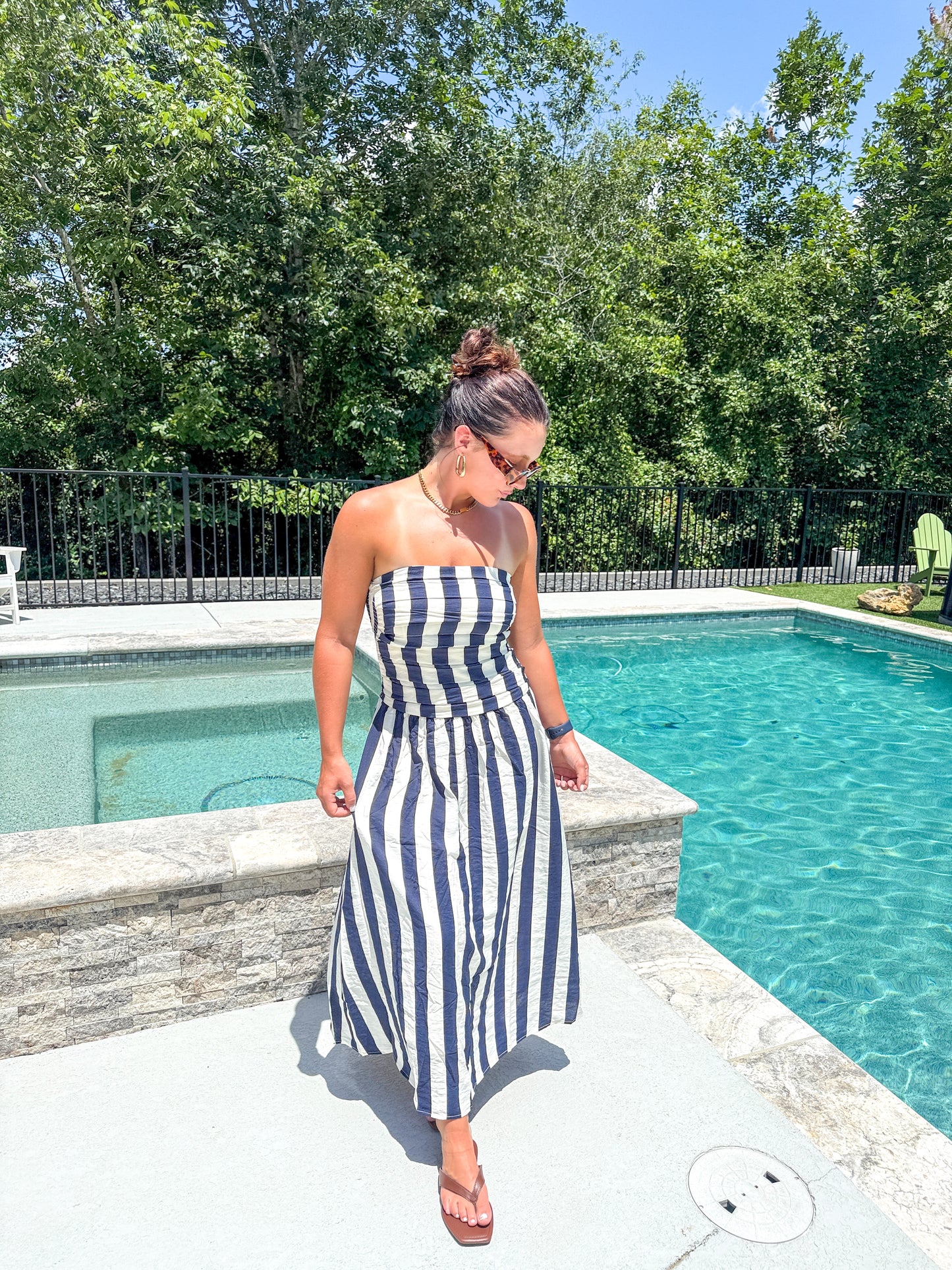 If Only Dress- Navy