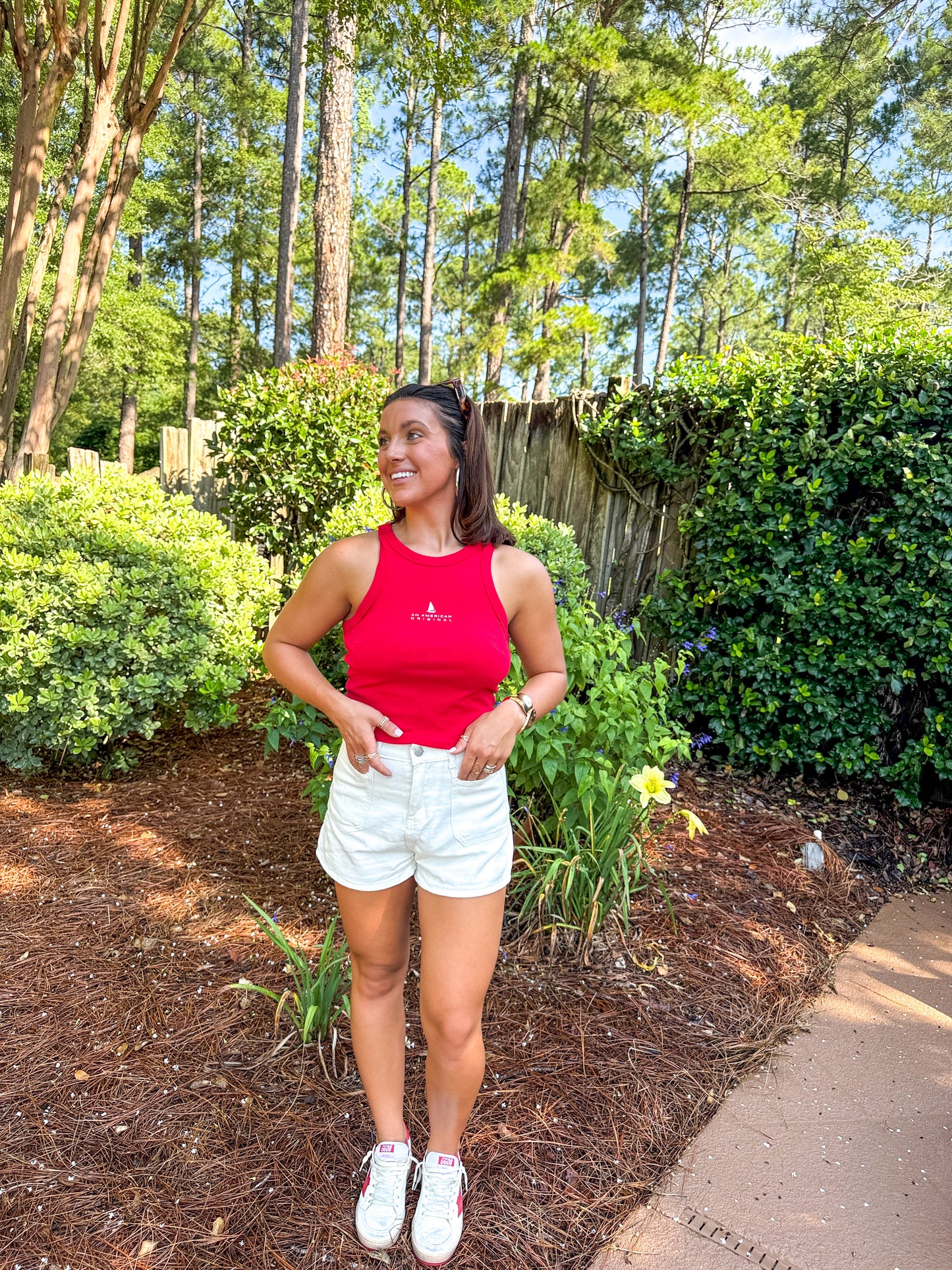 An American Original Tank- Red