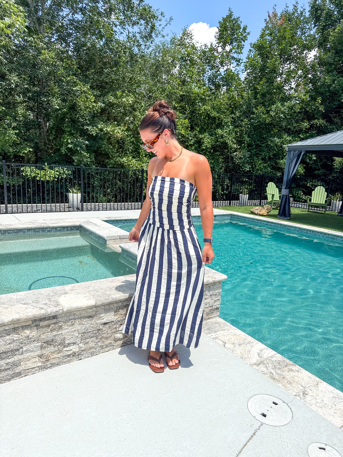 If Only Dress- Navy