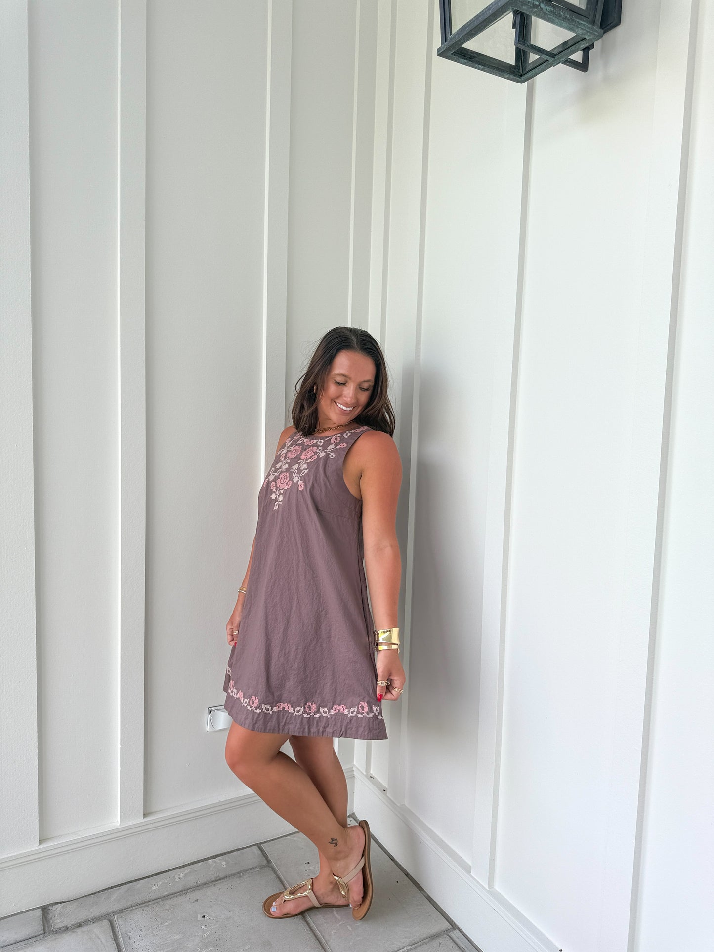 Beauty Girl Dress- Dark Plum