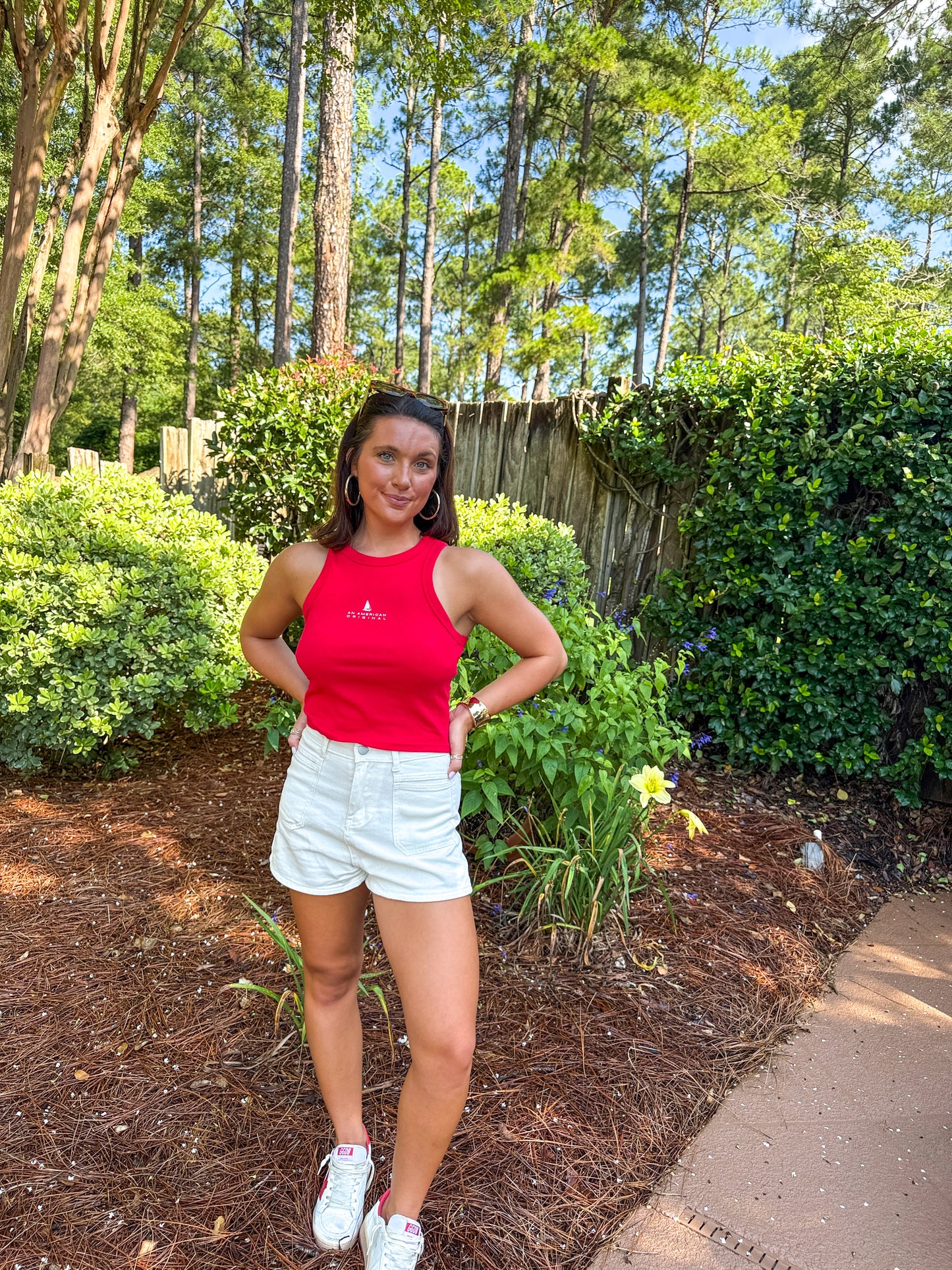 An American Original Tank- Red