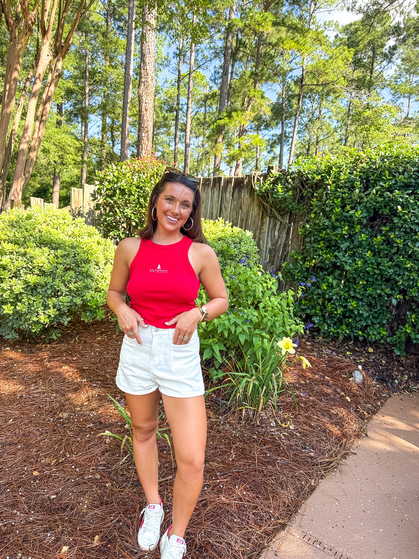 An American Original Tank- Red